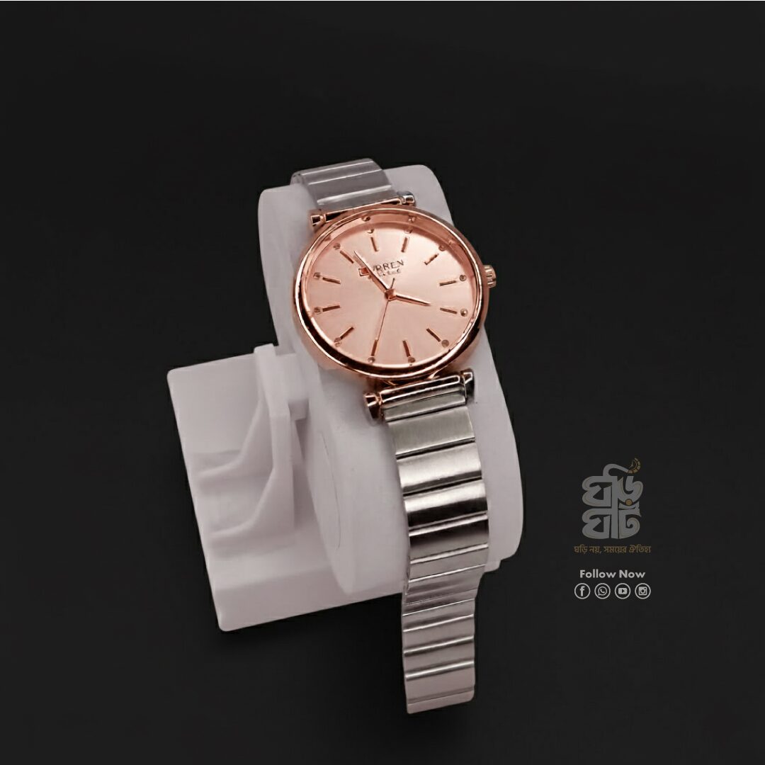 Curren 9081 Watch (Rose Gold–Silver) For Women
