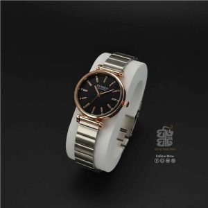Curren 9081 Watch (Gold-Black) For Women