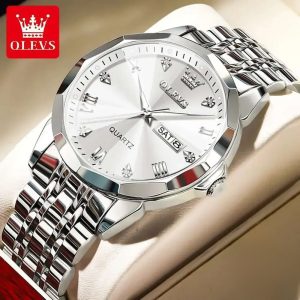 OLEVS 9931 Full Silver Man’s Watch