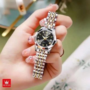 OLEVS 9931 Women’s Watch Golden Black