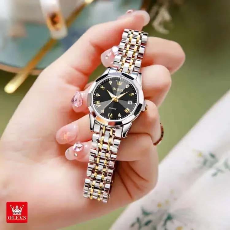 OLEVS 9931 Women’s Watch Golden Black