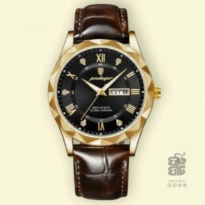 POEDAGAR (Golden Black) Men’s Watch