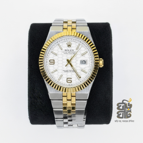 ROLEX High Quality (Gold-White) Men’s Watch